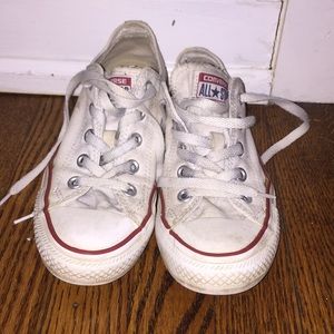 unisex white converse